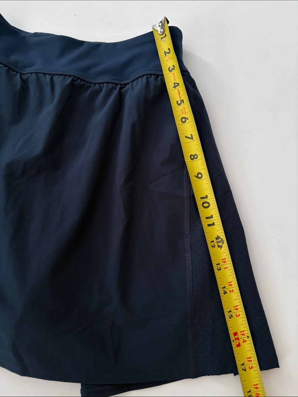 SPANX SPANXshape™ Get Moving 17-Inch Skort Tennis Golf Skirt Navy Blue Small - Picture 12 of 15